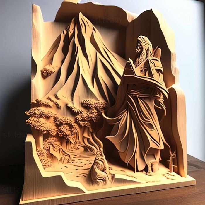 3D model Guarding the Guardian of the Mountain Hachiku Appears T fbb (STL)